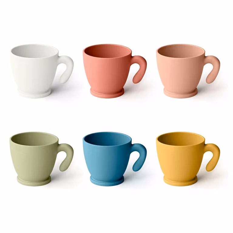 Set di 6 tazzine da caffè Guzzini Coffee Pop Chef Linea multicolor in plastica