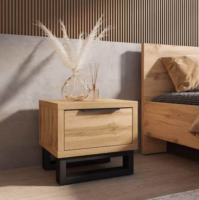 Comodino BULLARD - rovere wotan