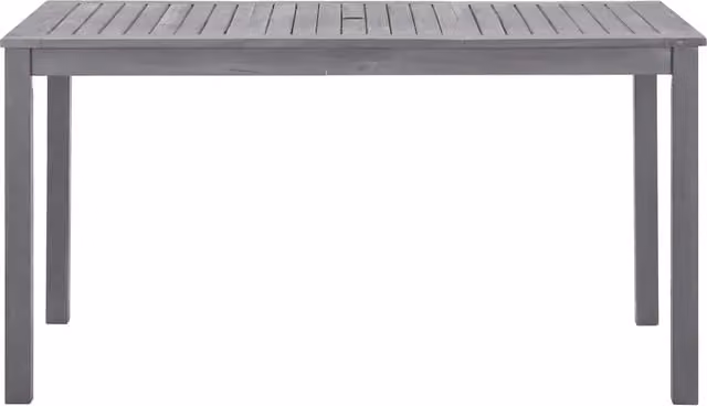 Tavolo da Giardino Grigio Slavato 140x80x74 cm in Legno Acacia 311849