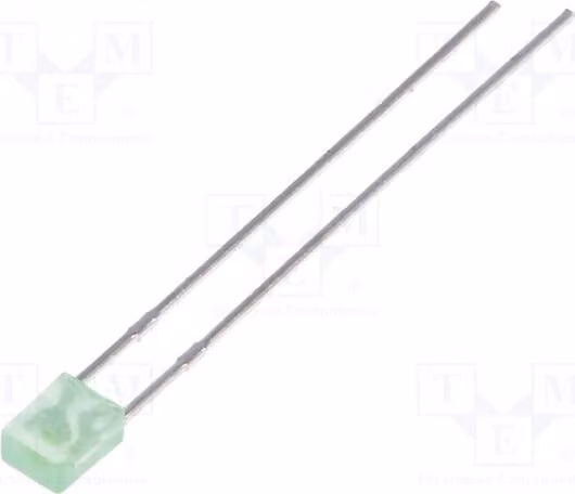 5 LED verdi, dimensioni 3,2x2x4,15 mm, angolo di emissione 130°, intensità luminosa 1300÷2200 mcd, montaggio a angolo retto, corrente di funzionamento 20 mA, modello LL-234PGD2Q-G5-2B, confezione LE