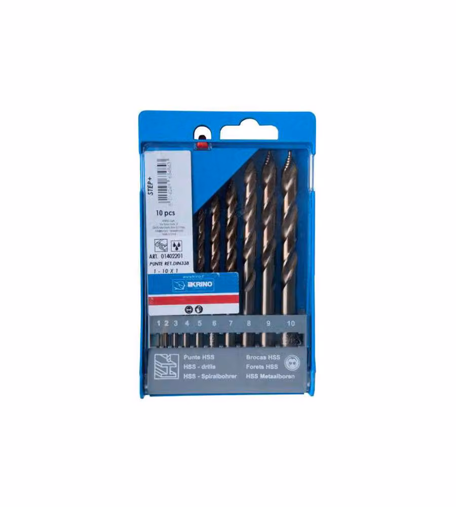 Punte Hss Rett.Step Sr Pz 10 Mm 1/10 01402 Krino