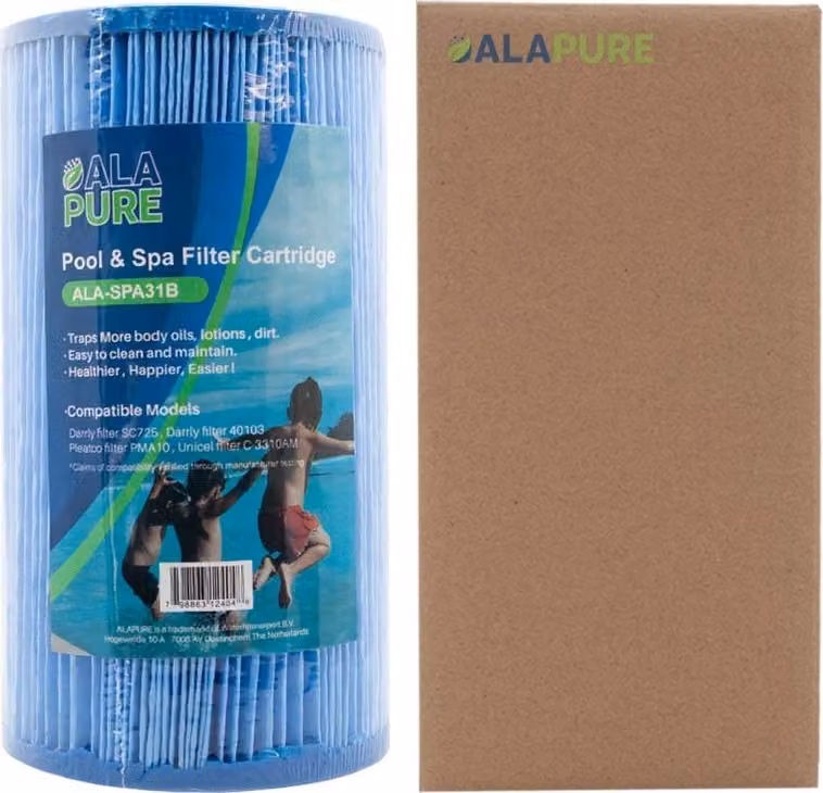Filtro per acqua Alapure Spa adatto per Pleatco PMA10 (antibatterico)