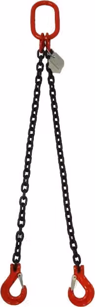 Catena Joma-Tech a 2 fili 2,5 m GK8 8 mm nero con ganci di sicurezza