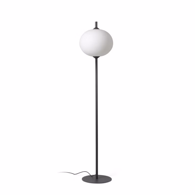 SAIGON lampada da terra grigio/bianco opaco 2M R45 71569-04