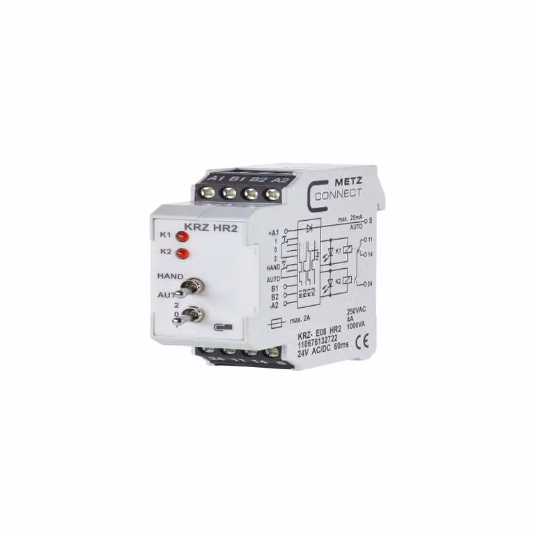 Metz Connect KRZ-E08 HR2 24 V CA/CC 110676132722