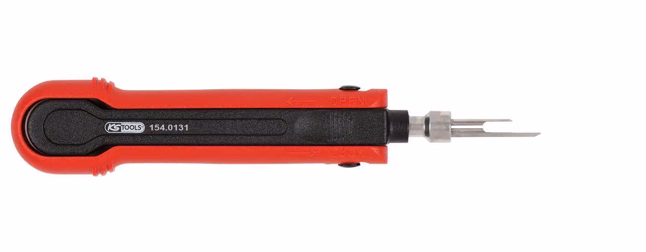 Attrezzo di sblocco per terminali a lama/prese piatte 6,3 mm, 8,00 mm (KOSTAL)