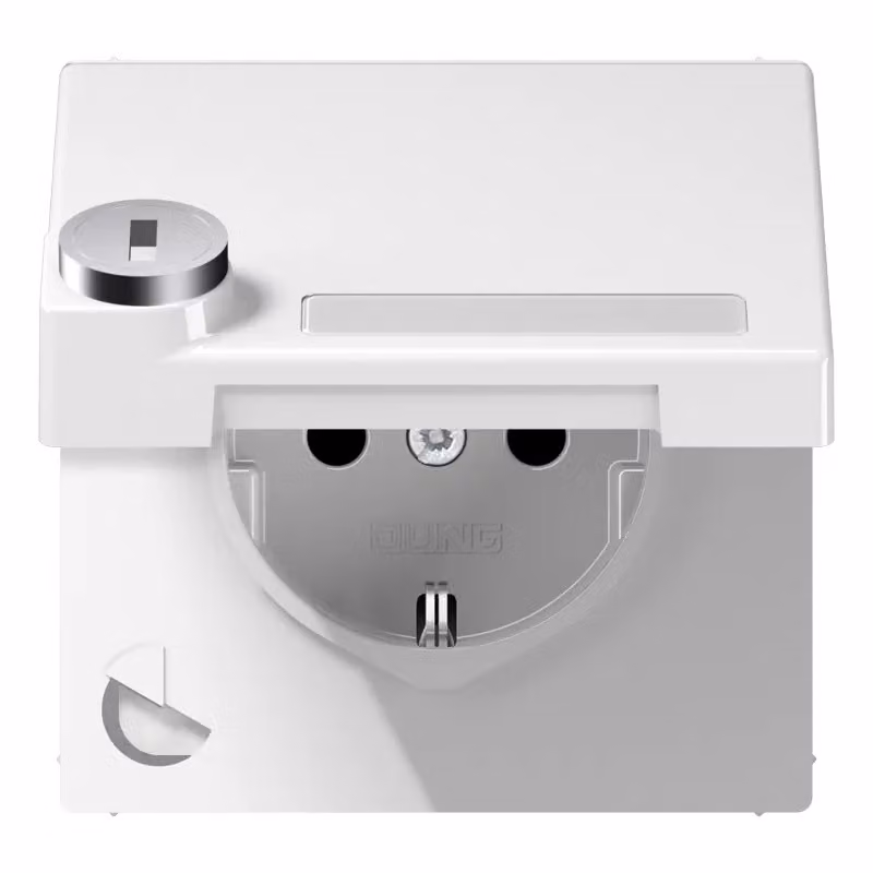 JUNG LS 1520 NAKLSL WW Presa di corrente tipo F Bianco (LS1520NAKLSLWW)