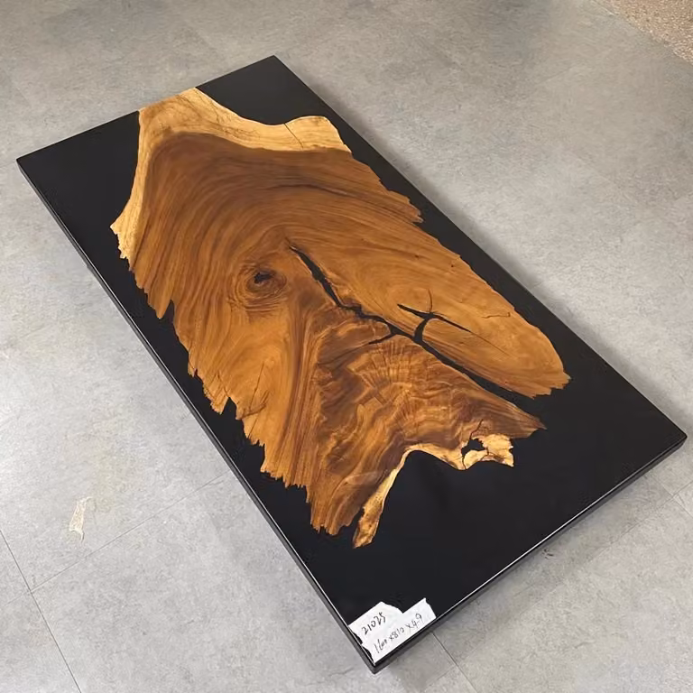 Epoxidharz Esstisch River Table Massiv Tische 160x81 Flusstisch Echtes Holz