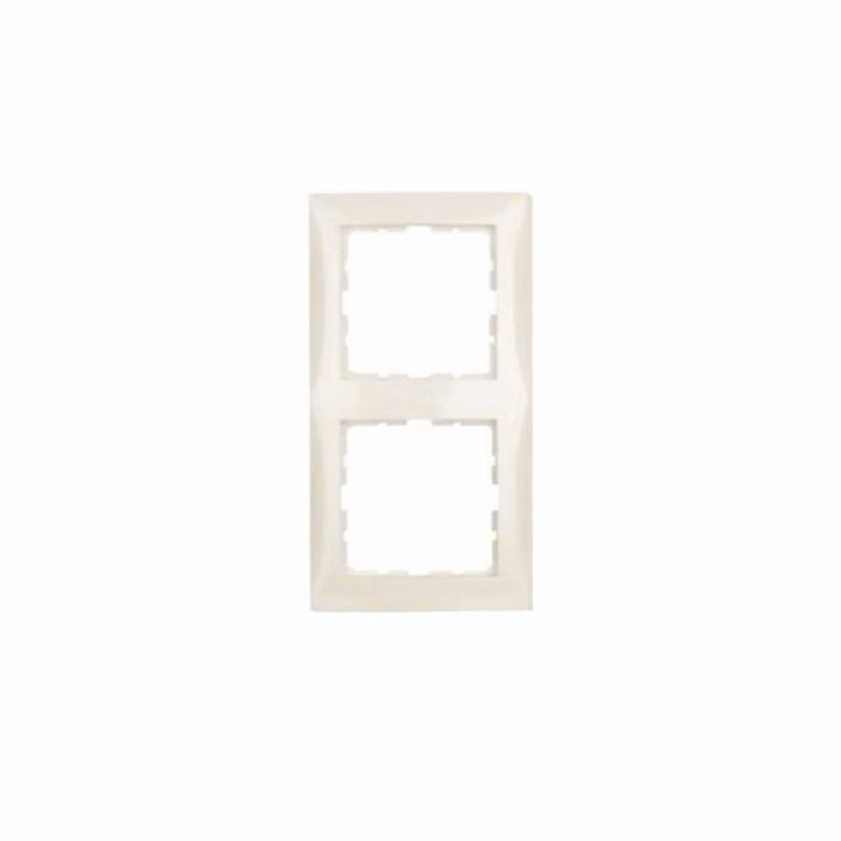 Cornice Berker, doppia, S.1, bianca, lucida, 1 pz.