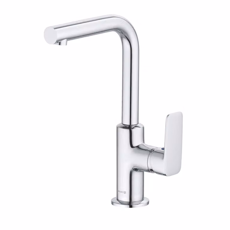 Miscelatore Kludi Pure&Style WT-EH con set di scarico in metallo, comando laterale, cromato, 1 pz.