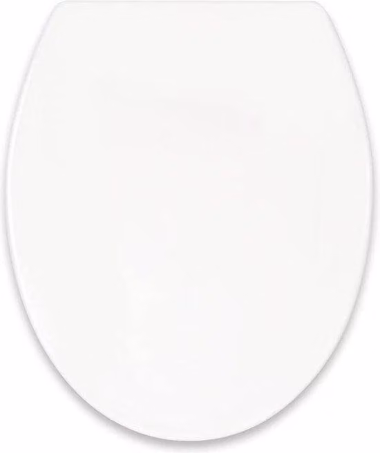 Copertura per WC Famanu, forma ovale, chiusura ammortizzata, fissaggio superiore rapido, anello a forma di "O" - Copertura per WC Famanu