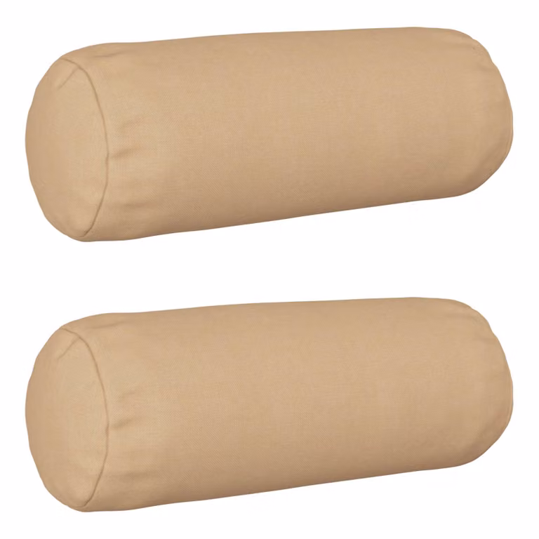 Set di 2 federe vidaXL HEERLEN beige in poliestere per adulti