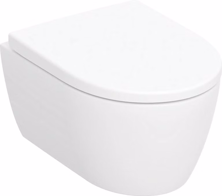 Geberit iCon, set pour WC suspendu, Rimfree, siège de WC inclus, forme fermée, saillie réduite, 502.381.00.1, 502.381.00.1