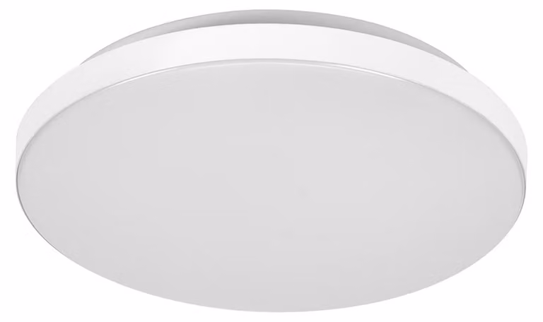 Lampada a LED da parete/soffitto Osram Essential Orbis, bianca, diametro 21,5 cm, grado di protezione IP44, 12W, 1400 lumen, luce bianco caldo 3000K