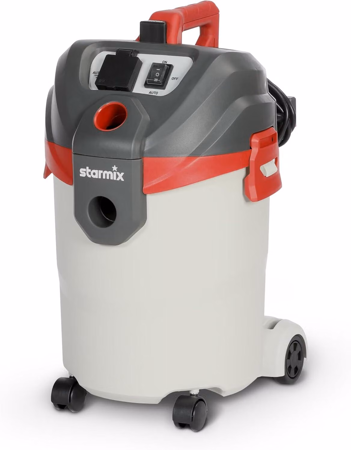 Aspirapolvere industriale da 1400 watt con presa di corrente e serbatoio da 20 litri