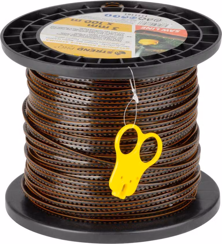 Filo per decespugliatore Strend Pro Premium SawLine, 3 mm, L-100 m, dentellato