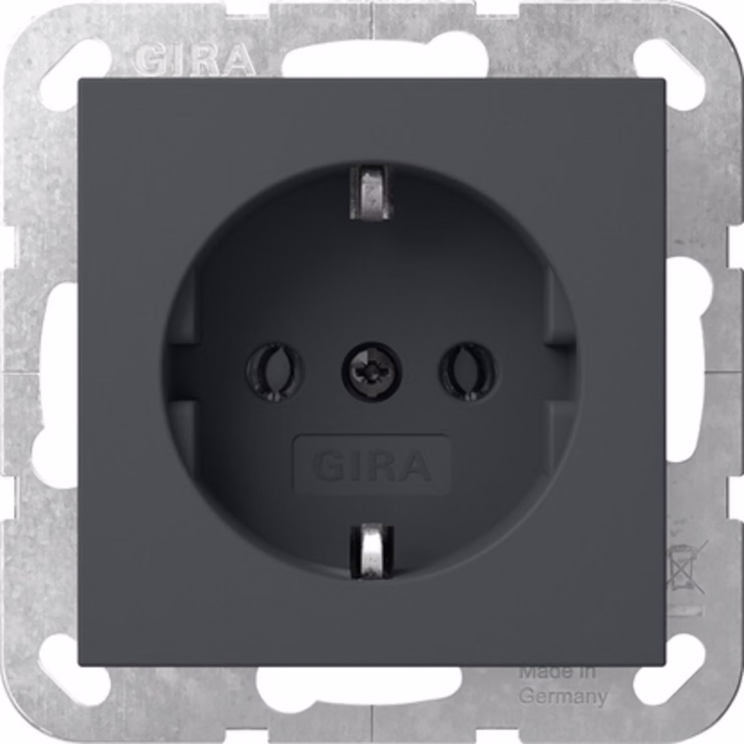 Presa SRK antracite - Contatto di protezione della presa 418028