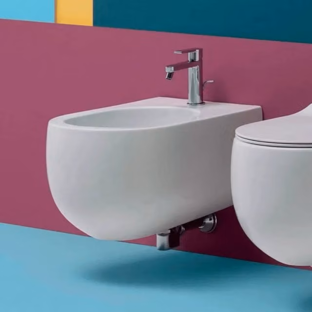 Bidet Sospeso Kerasan Bianco Lucido "Flo 54"