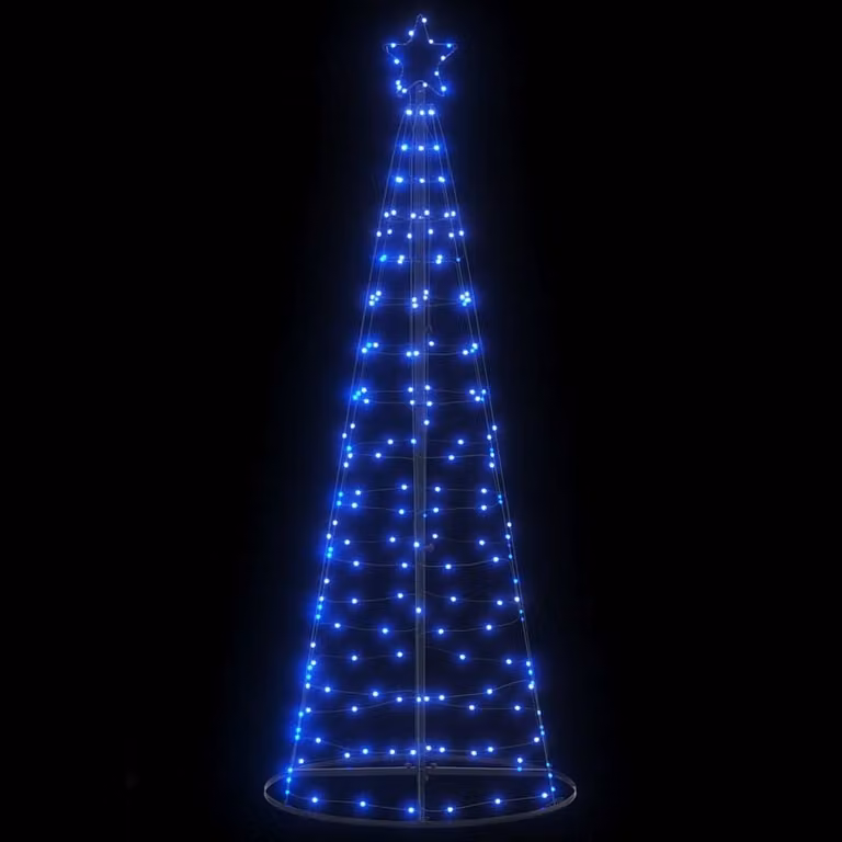 vidaXL Albero di Natale a LED 200 LED Blu 180 cm