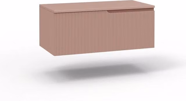 Base con top 1 cestone VENERE rosa cipria