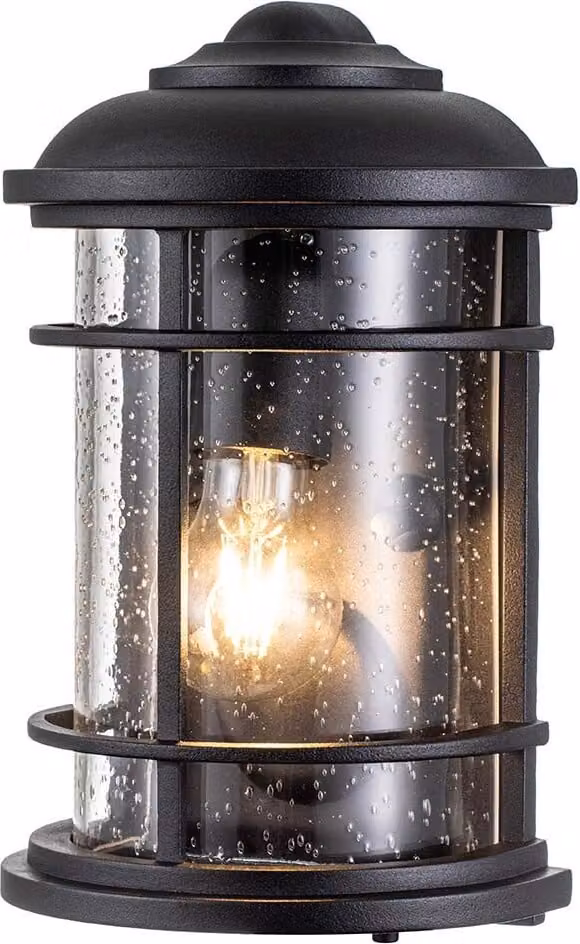 Applique da esterno nera E27 60W Lighthouse Feiss