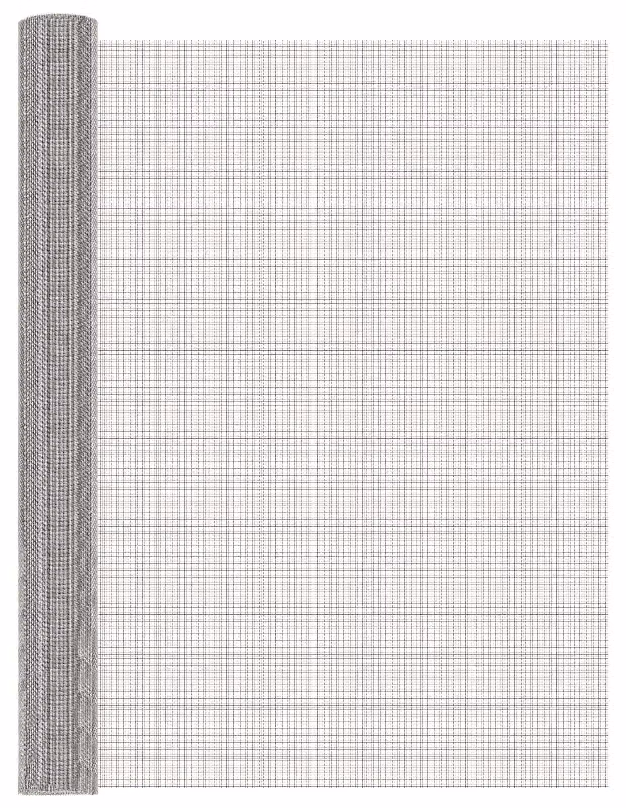 Maison Exclusive - Schermo a rete, dimensioni 100 x 500 cm, rete in acciaio inossidabile 201, finitura argento