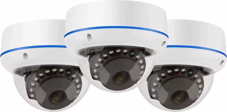 Telecamera di sicurezza, alta risoluzione 5MP, visione notturna intelligente IR, 3PCS 5MP CAMERA A