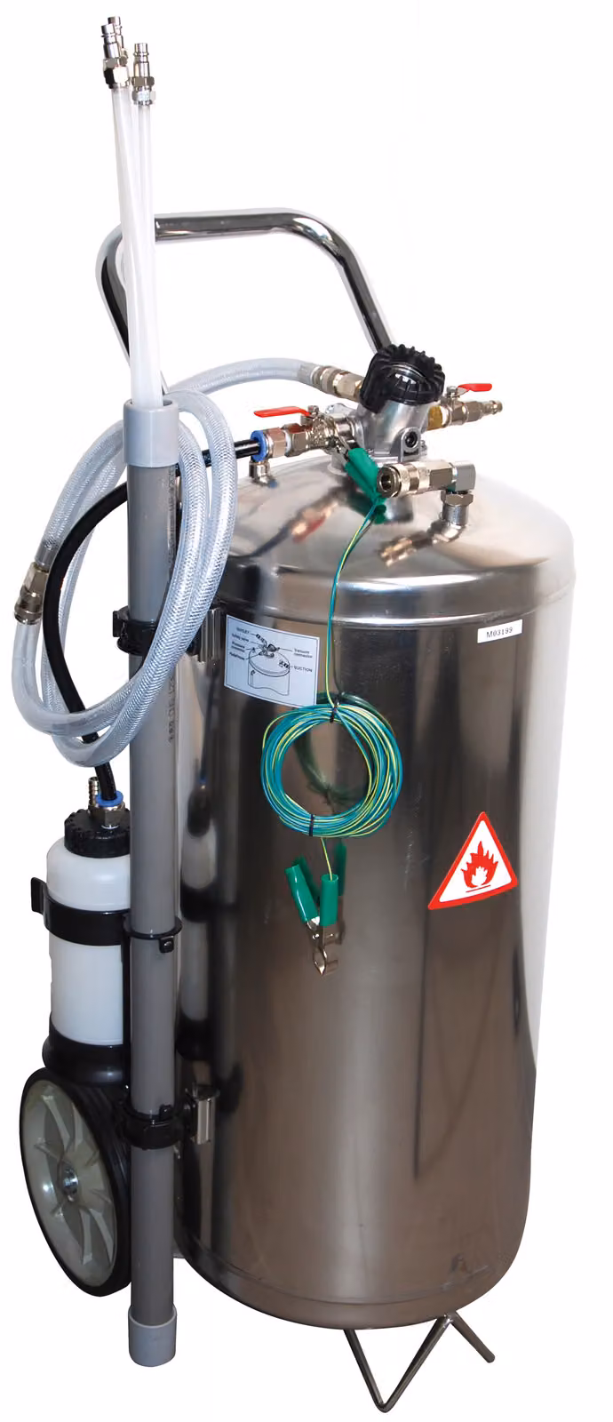 BGS Estrattore pneumatico di carburante 40 l - 8702