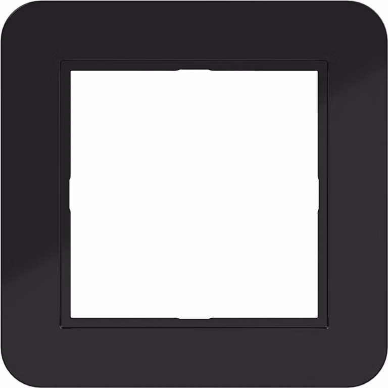 Cornice Hager singola C.1 WAD7100BG nero notte lucido