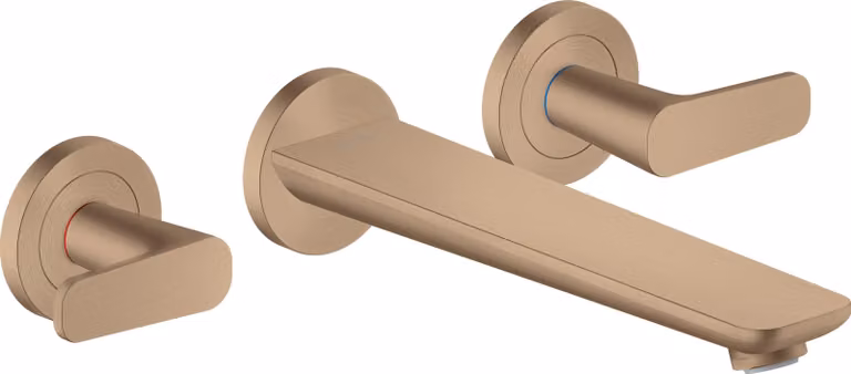 hansgrohe AXOR Citterio C Robinetterie de baignoire 3 trous encastrée pour montage mural, 1 consommateur, 49482310, 49482310