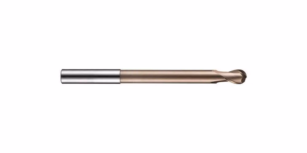 Fresa a raggio S233 D.2mm Inserto-L.20mm HM TiSiN Z.2