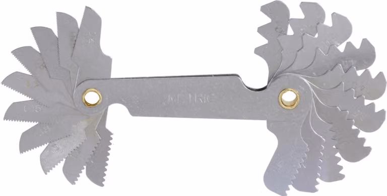 KS TOOLS Calibro per filettatura, misure in pollici, 22 pezzi ( 301.0090 )