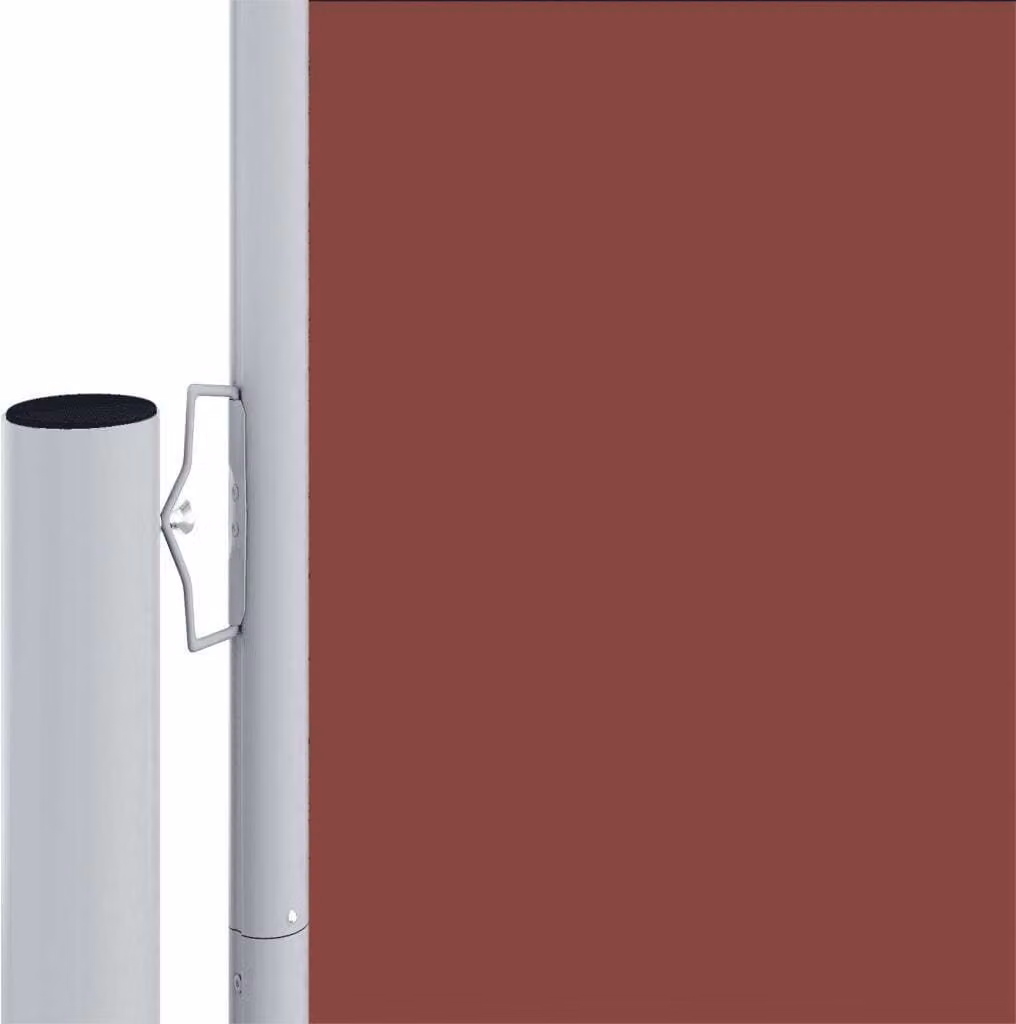 Tenda Laterale Retrattile Marrone 160x1000 cm