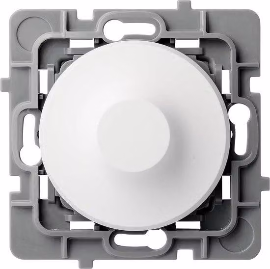 Dimmer LED - Plastica - Da incasso - Bianco - 74 x 74 x 54 mm