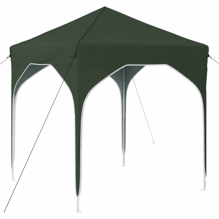 Tenda per feste a pop-up 194 x 194 x 245 cm Verde