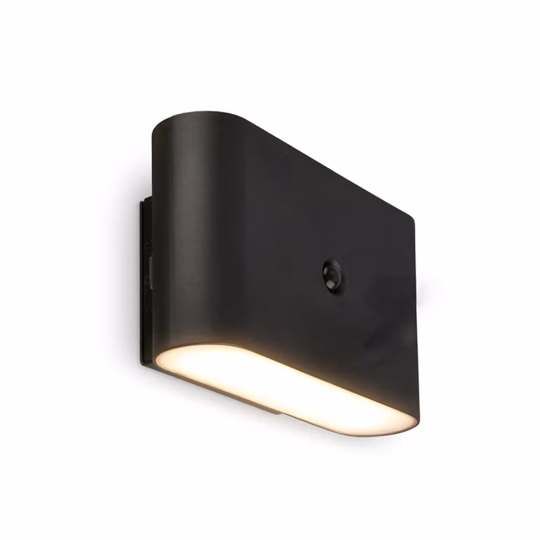 Briloner Applique da parete a LED Chat, Nero, Soggiorno / Sala da pranzo, Plastica, Moderno, Applique a LED