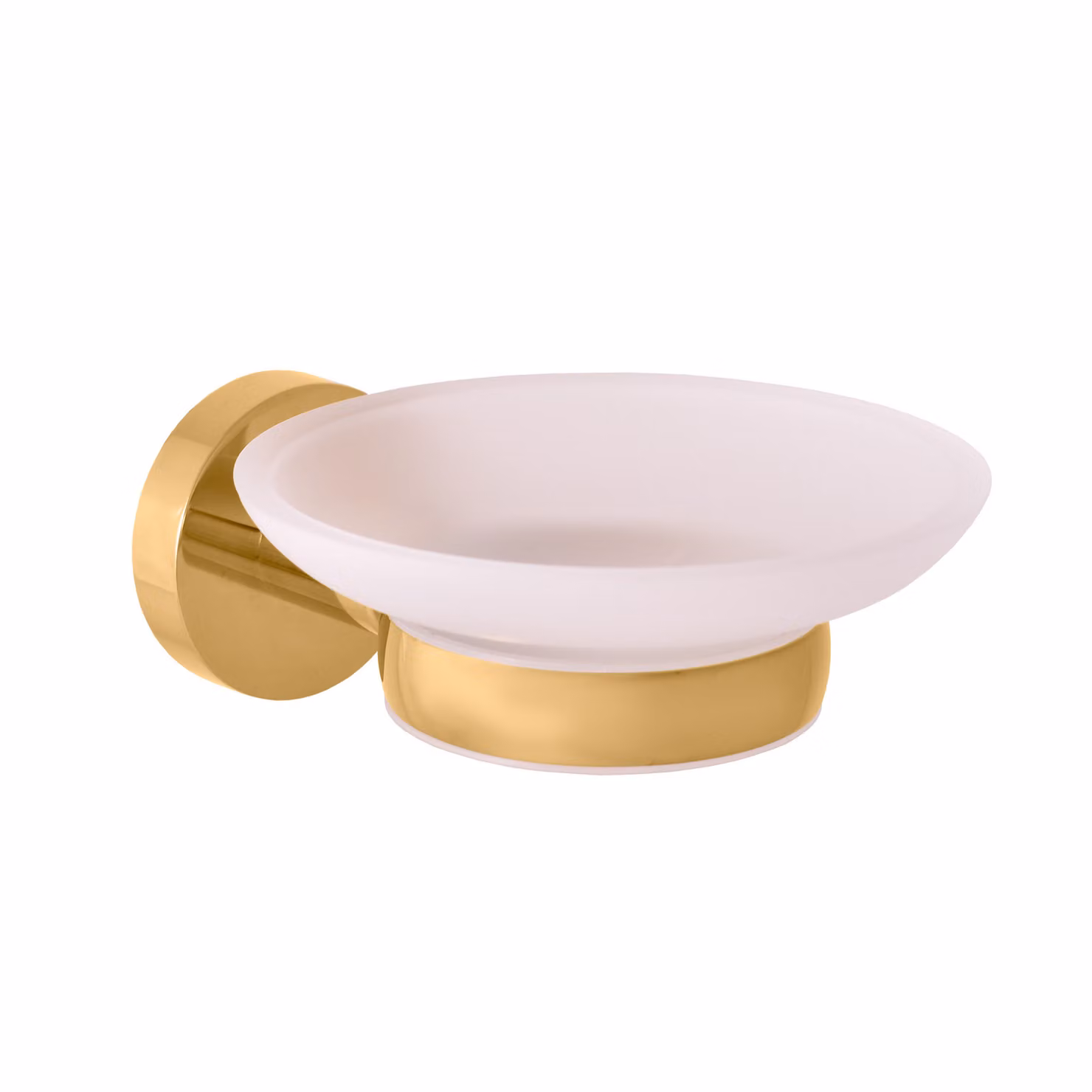 Slezák-RAV: Portasapone in vetro - oro - spazzolato COLORADO COA0300ZK Oro - spazzolato