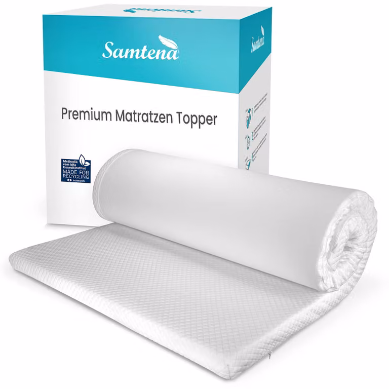 Topper per materasso viscoelastico con memory foam