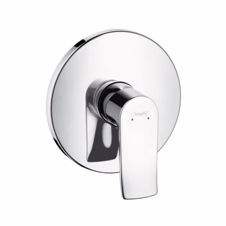 hansgrohe Metris Mitigeur monocommande de douche encastré, rond, chromé, 31685000, 31685000