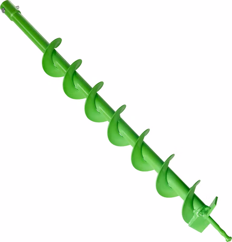 SucceBuy coclea per macchina perforatrice, coclea da giardino Ø 60x790 mm, adatta a macchine perforatrici con diametro interno di 20 mm, accessorio di perforazione per fori di palo, ideale per il giardinaggio e la costruzione di recinzioni
