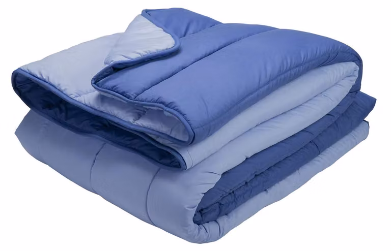 Coperta matrimoniale, 300 g, bicolor, 180x260 cm, calda e traspirante
