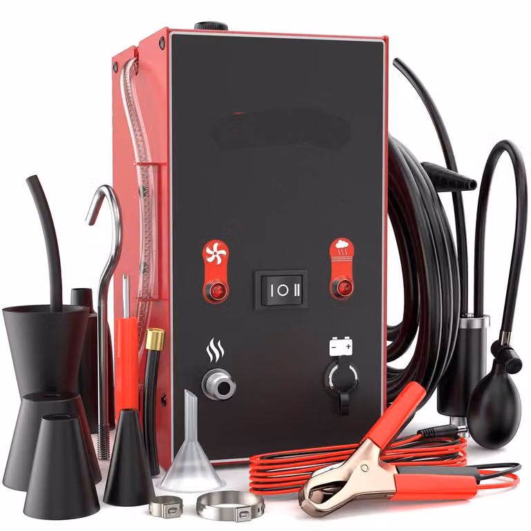 Rilevatore di perdite – Generatore di fumo e tester di perdite con pompa d'aria integrata e design compatto