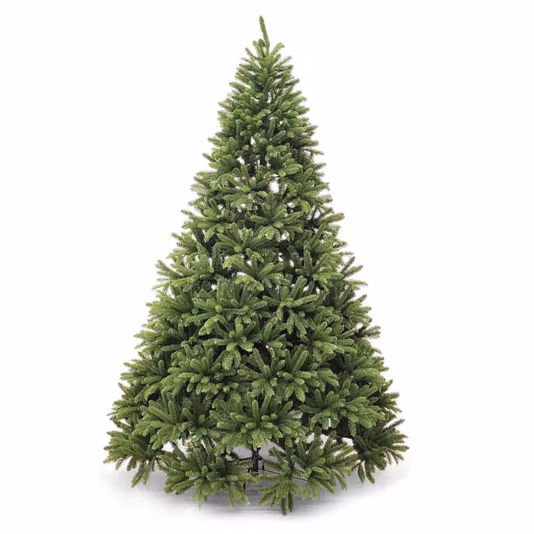 Albero di Natale Artificiale Scandinavo VESTIAMO CASA Verde, Altezza: 240 cm, Diametro alla base: 162 cm