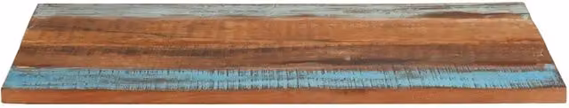 Piano per tavolo o scrivania rettangolare in legno di recupero mango e teak multicolore L: 90 cm, P: 70 cm