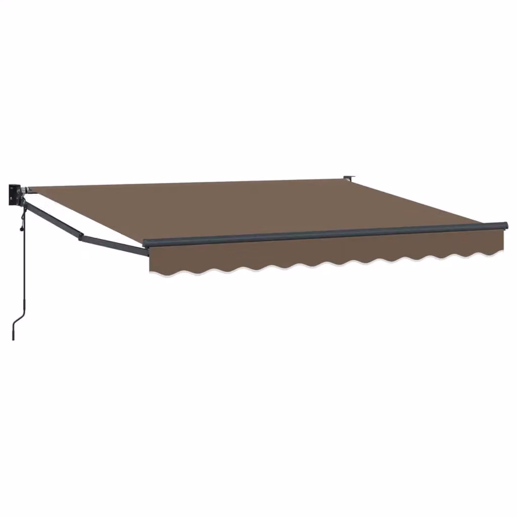 Tenda retrattile Videx con bracci a scomparsa in poliestere e alluminio, L: 350 cm, P: 200 cm, colori beige o antracite – 2