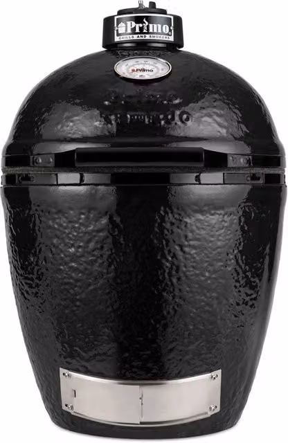 Barbecue Kamado in Ceramica Primo Charcoal Nero L: 76 cm, P: 55 cm, H: 76 cm