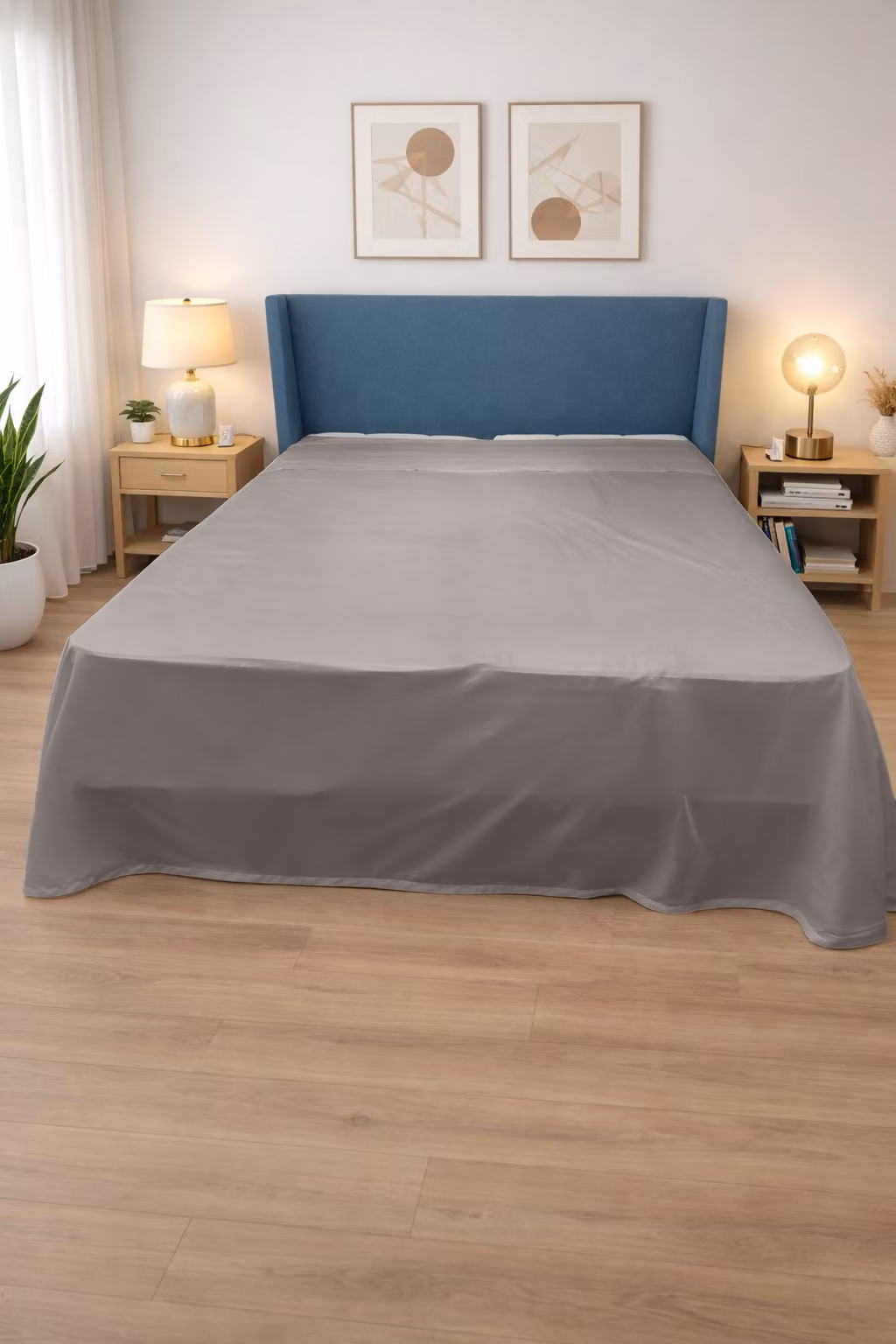 Lenzuolo sopra DaunenStep Oasi Deluxe in raso di cotone Mako traspirante – 3