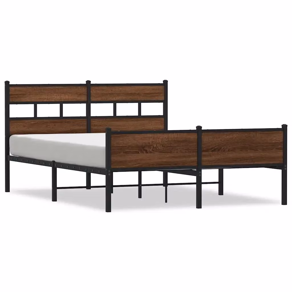 Giroletto in metallo vidaXL colore marrone con struttura rigida L/P/H: 200 x 160 x 91,5 cm – 2