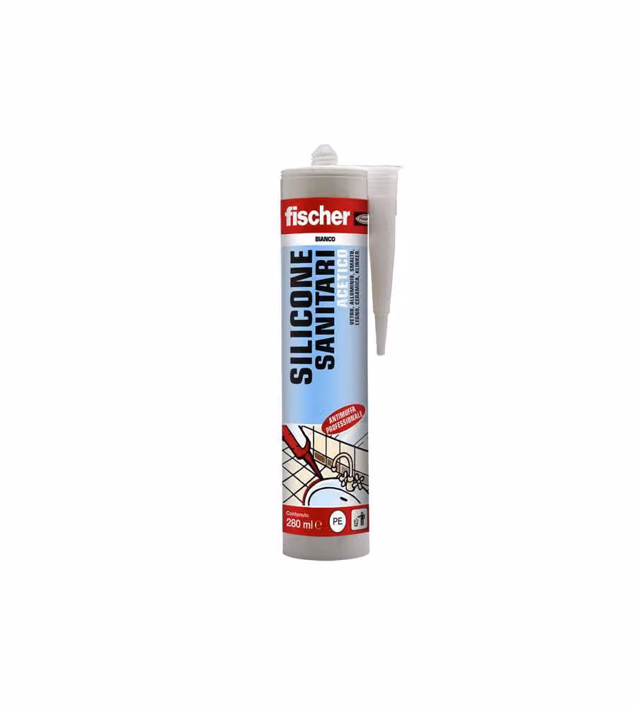 Silicone Acetico SAS280 Trasparente Ml 280 Fischer