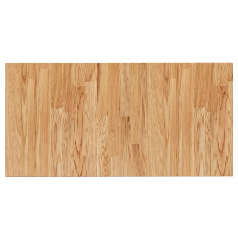 Piano Bagno Marrone Chiaro 80x40x1,5cm Legno Massello Trattato